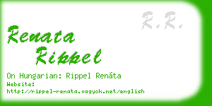 renata rippel business card
